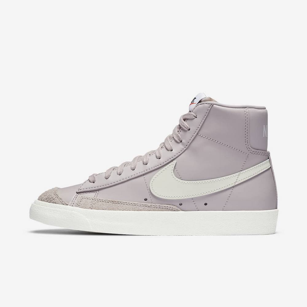 Basket Montante Nike Blazer Mid '77 Violet 3948-650 Platinum Violet/Platinum Violet/Summit White/Summit White Femme | GCA-66769592